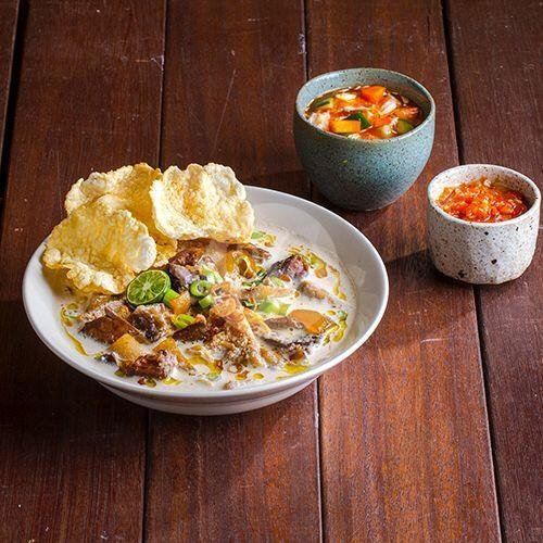 Soto Betawi Kikil menu Kafe Betawi, Living World Bali