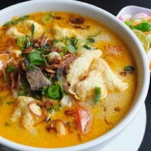 Soto Betawi Dging Sapi menu Kedai Evellyn, perumahan Nuansa Saih