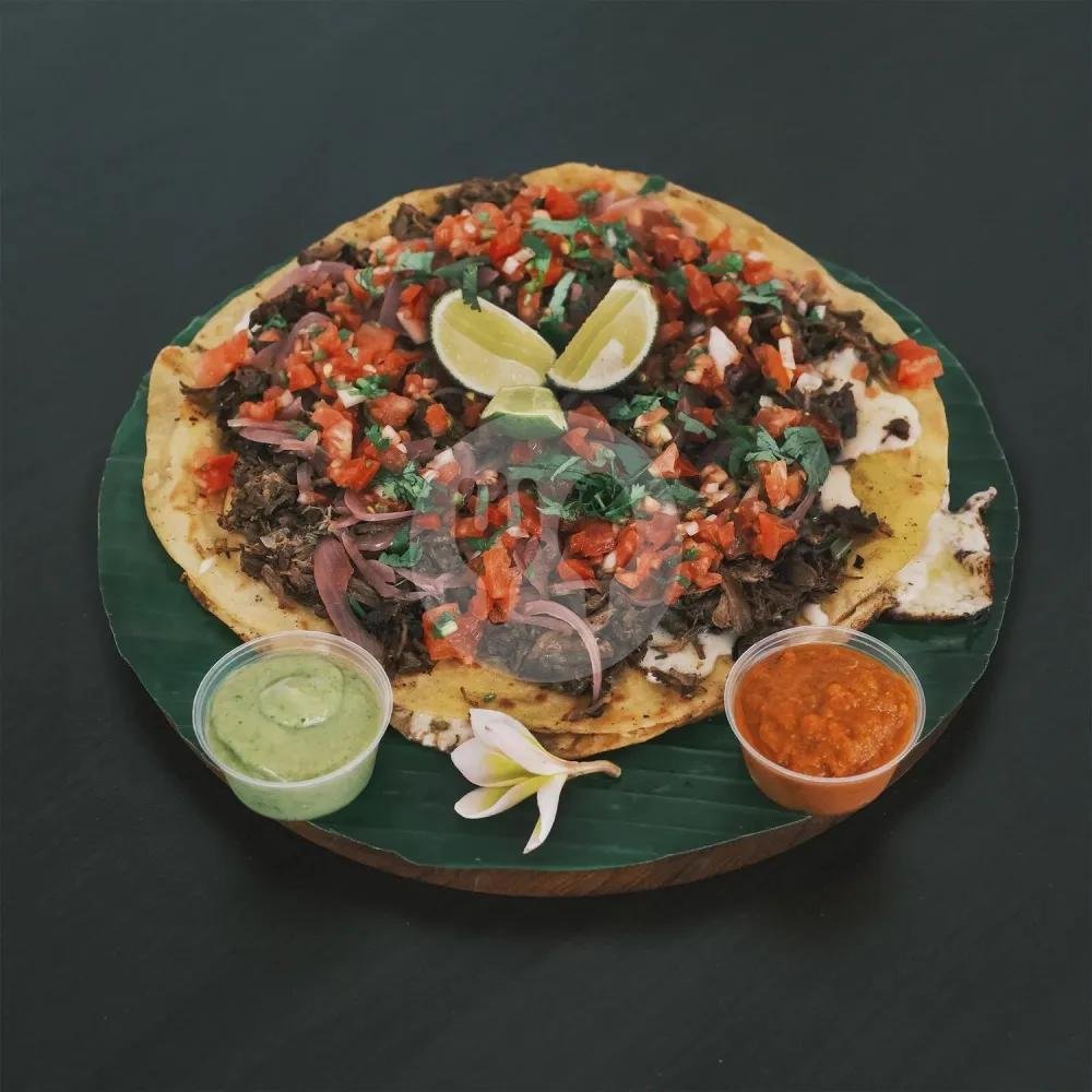 Birria Pizza - (2 Pers.) menu Taco Island Bali, Seminyak