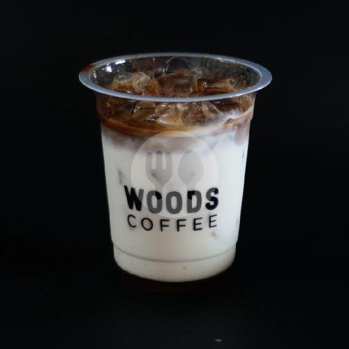 Ice Latte Vanilla menu Woods Coffee, Mataram