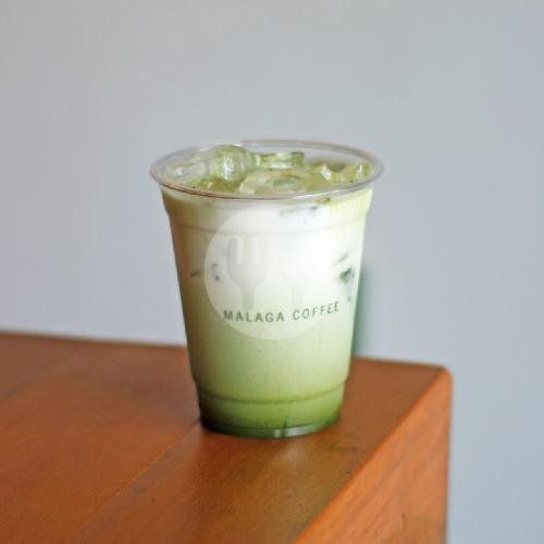 Ice Matcha Latte menu Malaga coffee, Teuku umar