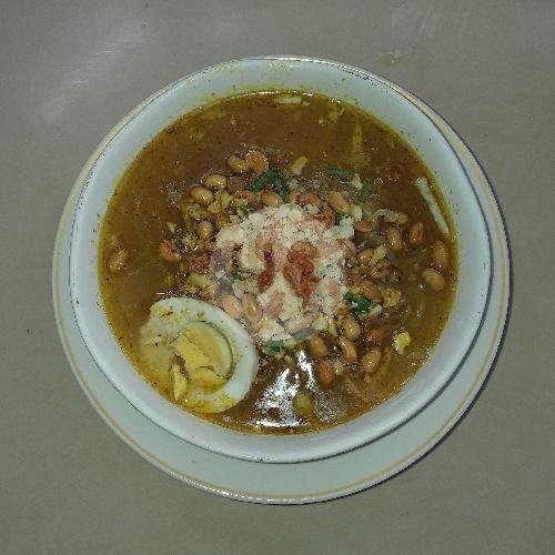 Soto Ayam+ Lontong menu Warung Bubur Ayam dan Lontong Sayur Kang Sabeni Tea, Batu Layar