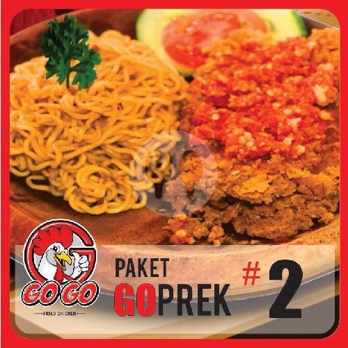 Paket Goprex 2 (mie Goreng) menu Gogo Fried Chicken Batubulan, Sukawati