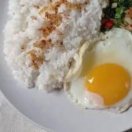 NASI PUTIH TELUR CEPLOK menu Pawon Jero Gria, Blahbatuh