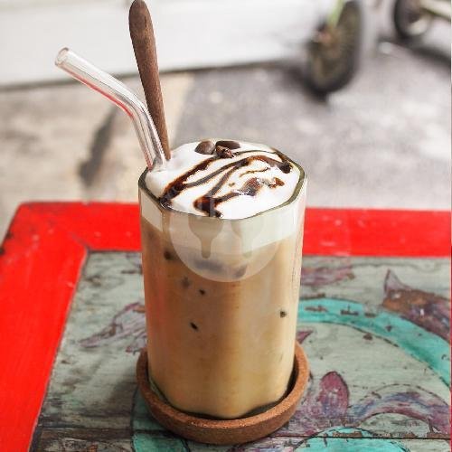 Ice Cappuccino menu The Koop Roaster & Cafe, Seminyak