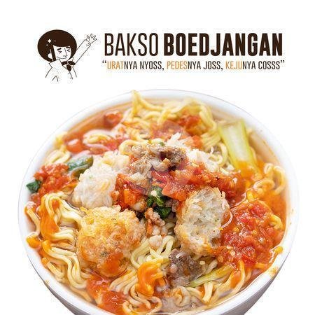 Mie Bakso Gondrong menu Bakso Boedjangan, Jimbaran