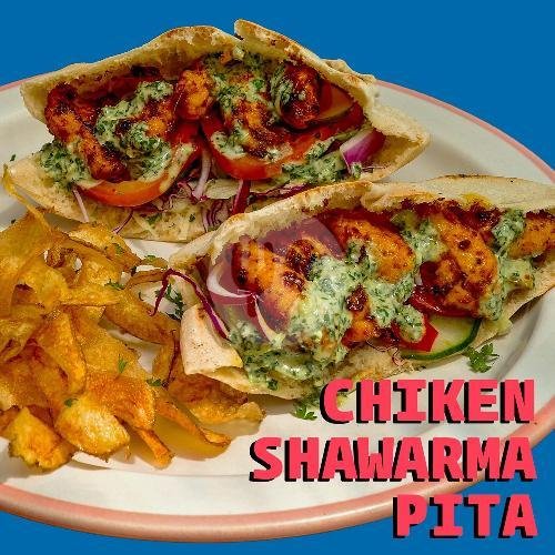 Chicken Shawarma Pita menu Manggis in Canggu, Fusion Restaurant