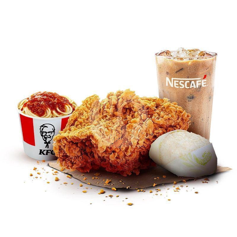 Combo Latte 1 menu KFC, Siligita Nusadua