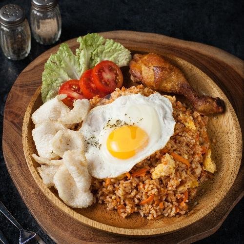 Nasi Goreng Merah menu Nasi Kongkong, Denpasar