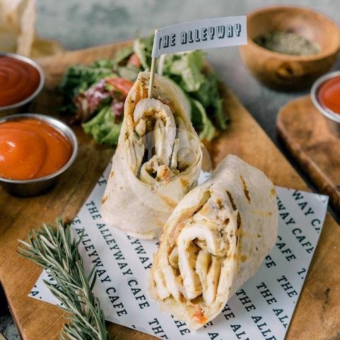 Chicken Wraps menu The Alleyway Cafe, Merdeka