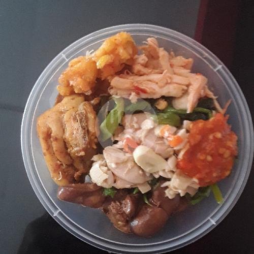 Paket Hemat Nasi Gonde Pake Lunch Bowl AYAM ( Praktis Buat Bawa Sebagai Bekal ) menu Warung Oky Spesial Sayur Gonde & Sambal Bongkot, Denpasar Timur