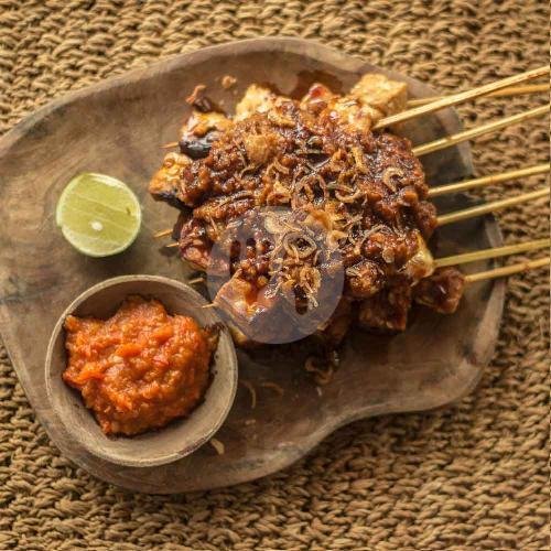Sate Tempeh menu Ithaka Warung, Pantai Batu Bolong