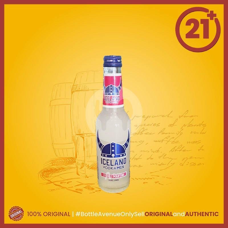 [21+] Iceland Vodka Mix Lychee Martini 275 ML menu Bottle Avenue ( Beer, Wine & Spirit ) Bidadari