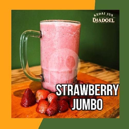 Jus Strawberry (Jumbo) menu Kedai Jus Djadoel Gelas Jumbo, Denpasar