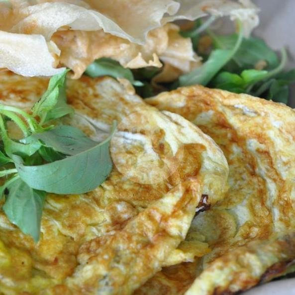 Telur Dadar menu Nasi Pecel Nganjuk Podomoro, Bung Karno