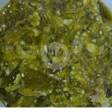 Sambal Ijo menu Ayam Geprek Crispy Chilli, Panjer