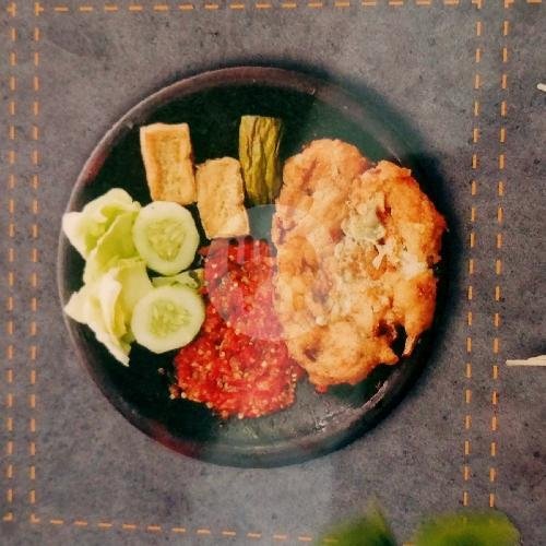 Jamur Geprek menu RM. Vegetarian dan Vegan Dapur Sayur, Beaq Ganggas