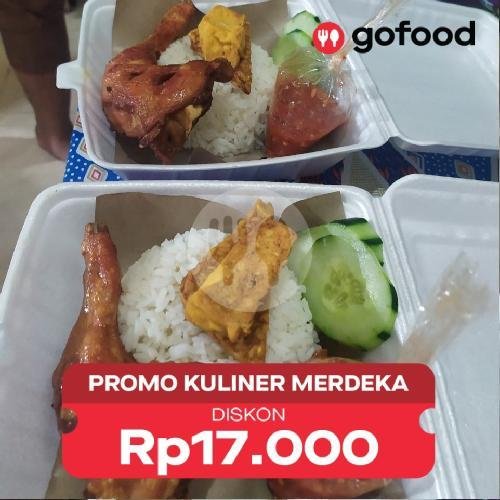 2 Ayam Goreng Lalapan Besar + 2 Nasi + 2 Es Teh + 2 Sambal Tomat + Tahu Tempe + Timun menu Ayam Geprek & Ayam Bakar Sagung Dapur, Kerobokan Kaja