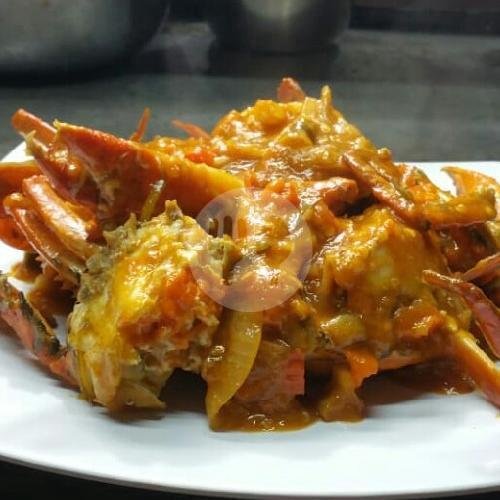 Kepiting Saos Padang menu Warung Muslim Amallia Seafood, Teuku Umar