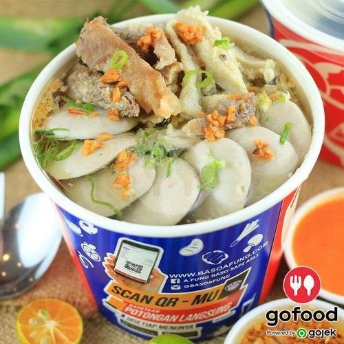 Baso Babat Urat menu A Fung Baso Sapi Asli, Sunset Road