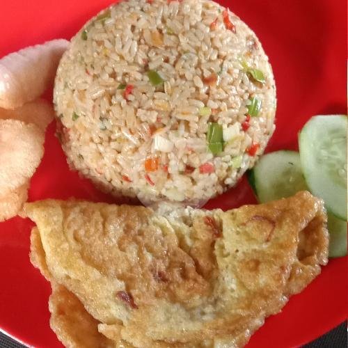 Nasi Goreng Telor(Fried Rice With Egg) menu Nasi Ayam Khas Bali ,Buk Putra, Canggu Raya