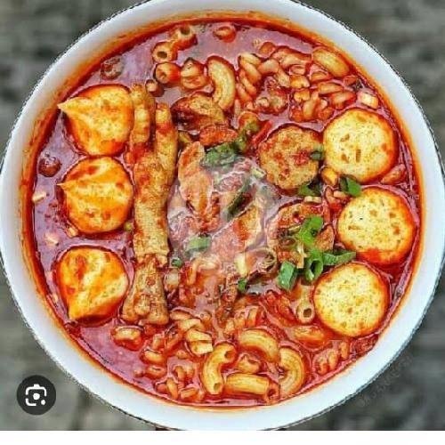 Seblak Biasa 5 menu SEBLAK PRASMANAN TEH INDRI, Depan Alfamart Goa Gong