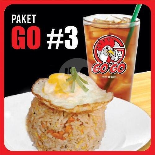 Paket Go 3 menu Gogo Fried Chicken Batubulan, Sukawati