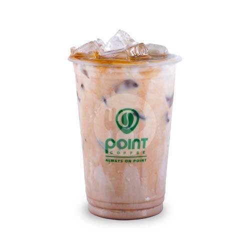Iced Mocha menu Point Coffee, Indomaret Dewi Sri