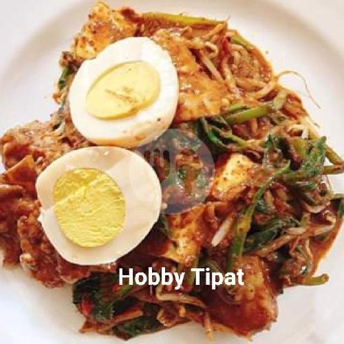 Tipat Cantok Telor (Extra Bawang Goreng) menu Hobby Rujak, Kuta Selatan