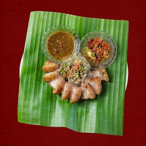 Samsam Goreng 1/4 menu Ocin Babi Guling dan Samsam