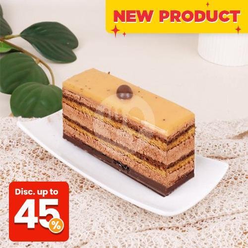 Coffee Crunch Slice Cake menu Dapur Cokelat Denpasar, Gatot Subroto
