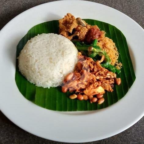 Nasi Campur Hemat menu Dapoer Bu Kris, Denpasar