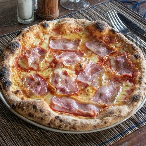 Bacon Cheese Pizza menu La Locanda Del Pittore