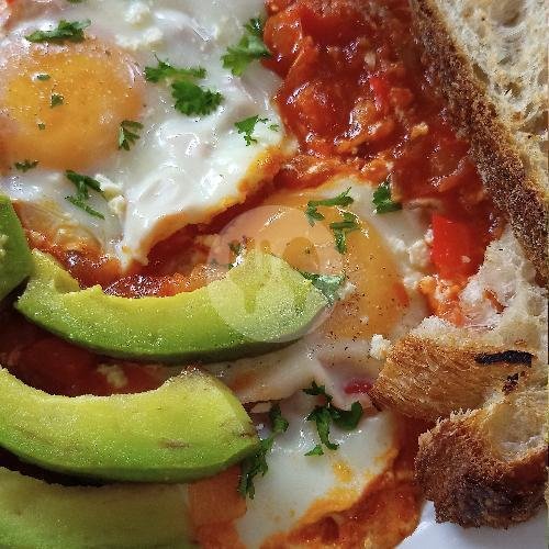 Shaksuka with Avocado menu Naturela Cafe & Resto, Uluwatu
