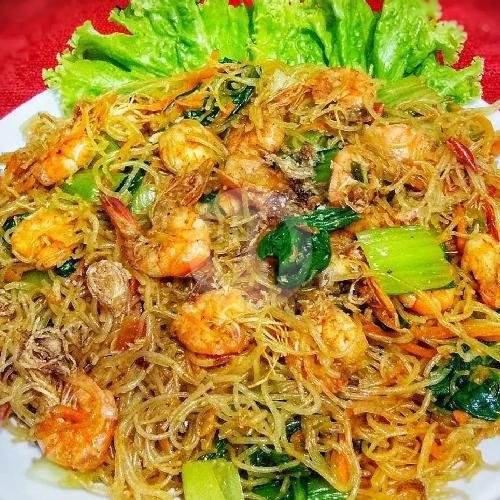 Bihun Goreng Udang menu Sop Kepala Ikan Yanbenjo, Kerobokan