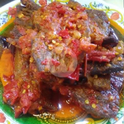 Nasi Dendeng Balado menu Buah Padi Rumah Makan Padang, Bung Karno