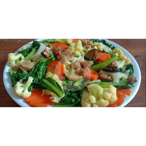 Capcay Telur Vegetarian menu Go Vegetarian, Dewi Sri Food Center