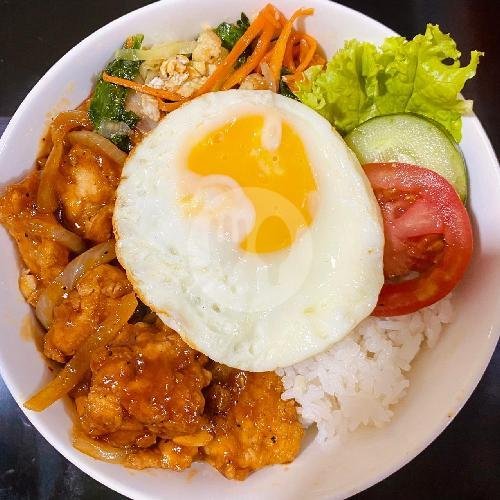 Rice Bowl Chicken Teriyaki menu Kedai Gami Ayam, Kuta Utara, Kerobokan, Bali