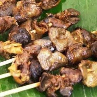 Sate Ampela menu Bubur Ayam Berkah 99, Gomong