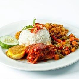 Nasi Campur menu Warung Robert Jr, Jimbaran