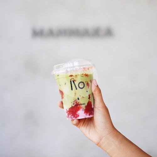 Matcha Ichigo menu Mannaka Coffee & Matcha Bar, Seminyak