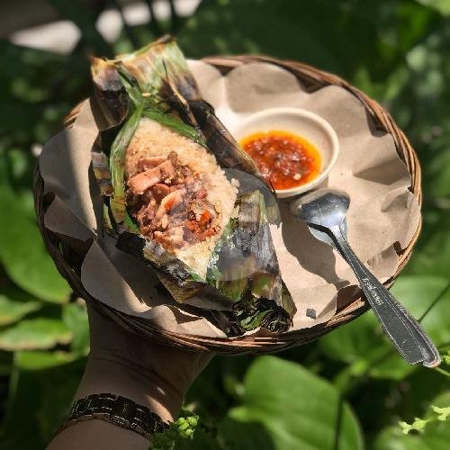 Nasi Bakar Gurita Kecombrang/bongkot  Pedas menu Kedailisius, Kuta