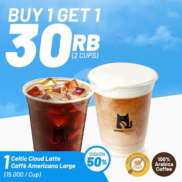 #BUY 1 GET 1 Cloud Series - 50% off menu TOMORO COFFEE, SPBU Jimbaran