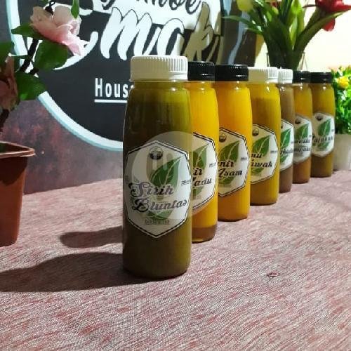 Jamu Sirih Bluntas, Kemasan Botol Plastik (250 Ml) menu Jamu Emak (Djamoe Emak), Bukit Tunggal