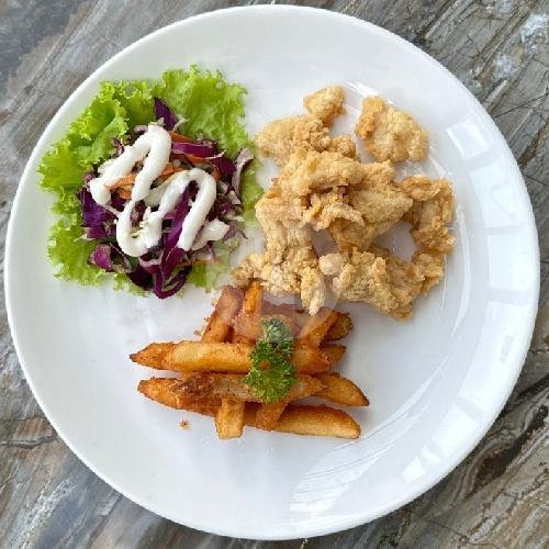Fish N Chips menu Balagra Resto, Atanaya Hotel