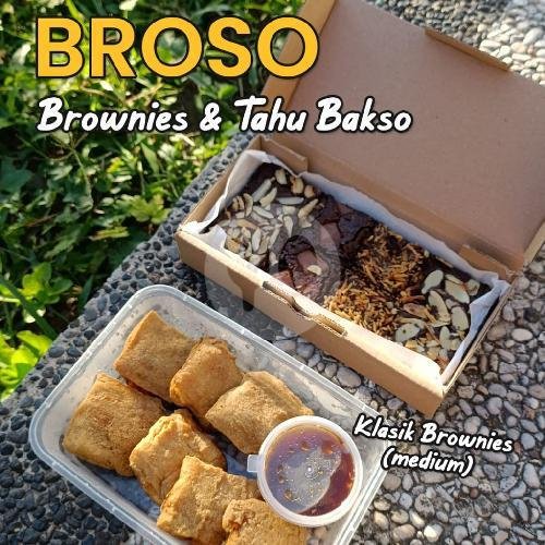 Naughty Brownies + Tahu Bakso menu Naughty Brownies