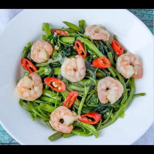 Cah Kangkung Seafood menu Depot Bu Noor, Sanur, Denpasar Selatan