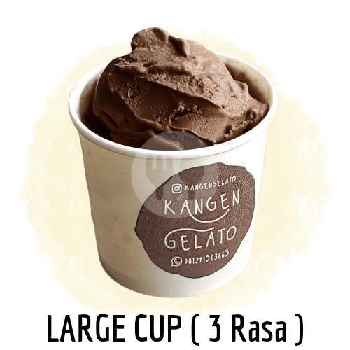 Large Cup Gelato  ( 3 Rasa ) menu Kangen Gelato - Various Flavours, Kuta