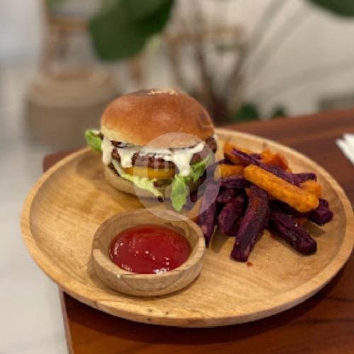 Vegan Cheese Burger menu Chickpea