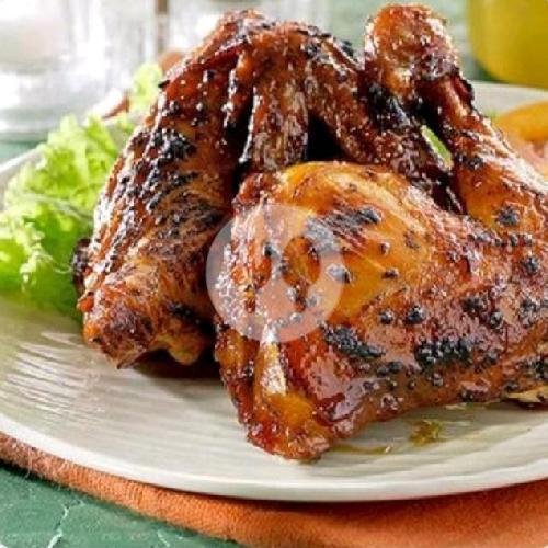 2 Ayam Bakar, Tahu, Sambal Tomat menu Nasi Goreng Ken Arok, Canggu Raya